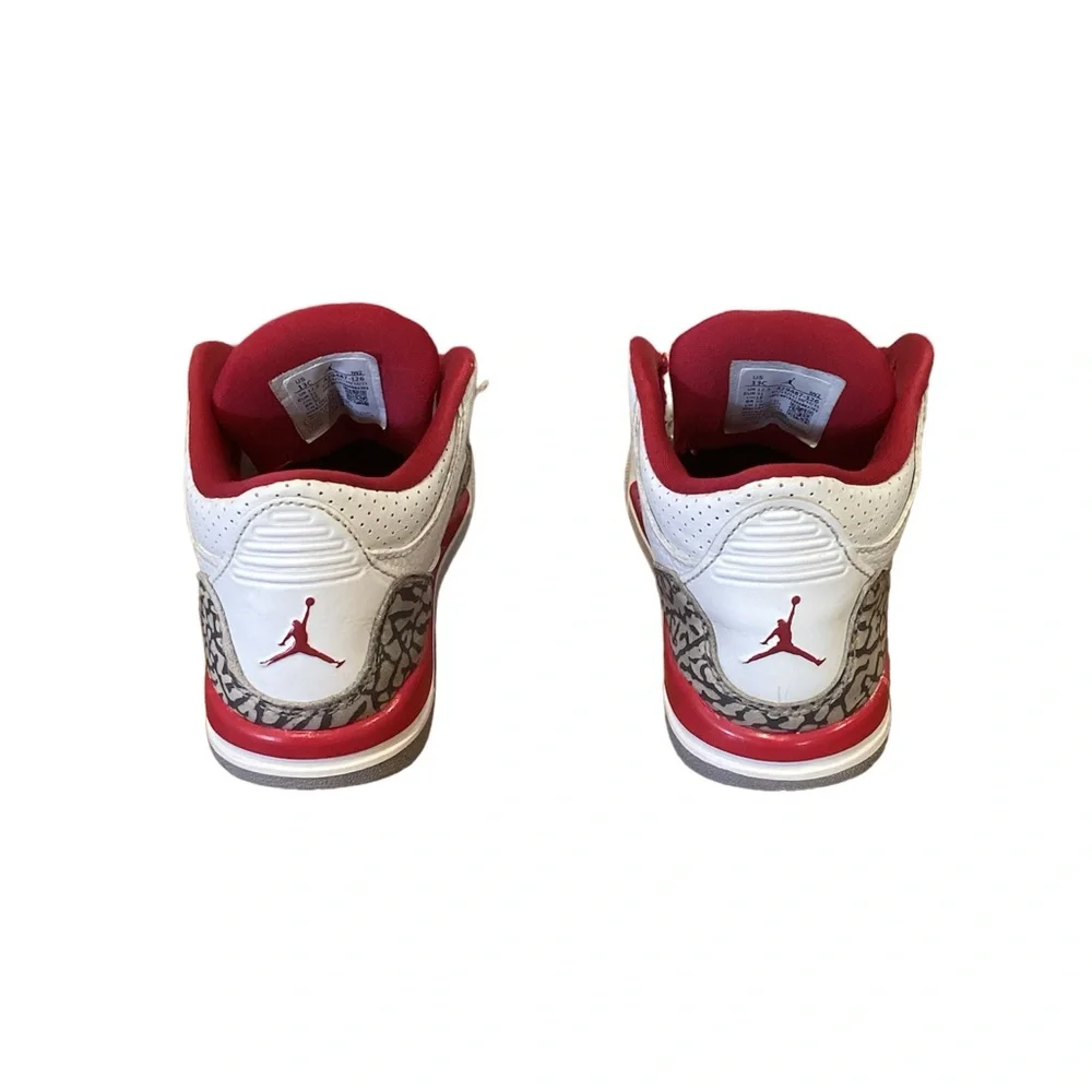 Nike‎ Air Jordan 3 Retro Cardinal Red Sz 13c(childrens)